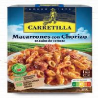 CAR MACARRONES CHORIZO Y TOMATE 300Gr. 10p.
