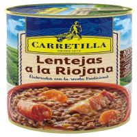 CAR LATA LENTEJAS A LA RIOJANA 430Gr. 12p.