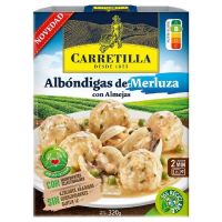 CAR ALBONDIGAS DE MERLUZA CON ALMEJAS 320Gr. 10p.