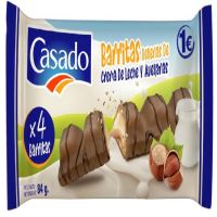 CAS BARRITAS LECHE/AVELLENAS 84Gr. 18p. EURO