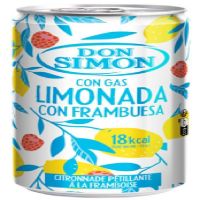 JGC LATA DON SIMON LIMONADA FRAMBUESA GAS 0.33L. 12p.