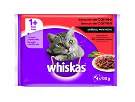 MAR WHISKAS MULTIPACK CARNE 4x85Gr. 13p.