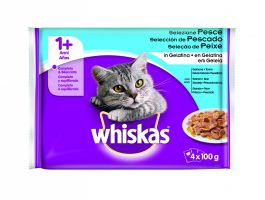 MAR WHISKAS MULTIPACK PESCADO 4x85Gr. 13p.