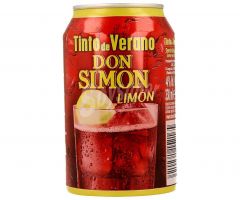 JGC LATA DON SIMON TINTO DE VERANO LIMON 0.33Ml. 12p.