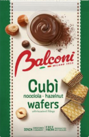 BAL WAFERS CUBI NOCCIOLA 125Gr. 18p.