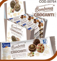 CAS BOMBONES CROCANTI CHOCO/LECHE 3U. 39.75Gr. 20p.