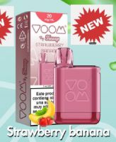 PLY VOOM STRAWBERRY BANANA NICOTINA 5p.