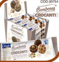 CAS BOMBONES CROCANTI CHOCO/LECHE 3U. 39.75Gr. 20p.