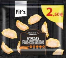 FIT GYOZAS DE POLLO CON VERDURA 8p 220G 2,5 EUROS 